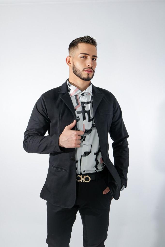 Blazer Slim De Caballero N105 elegante