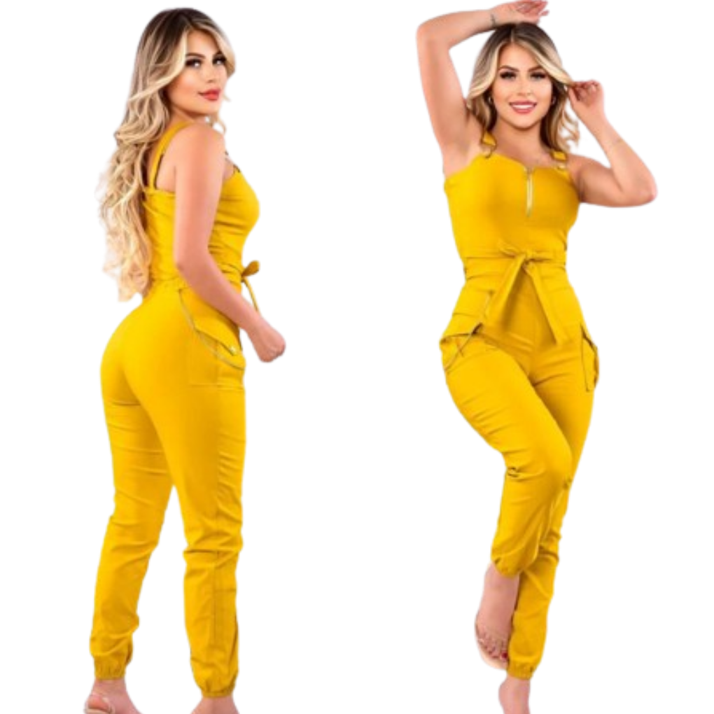 Enterizo Deportivo para mujer color negro