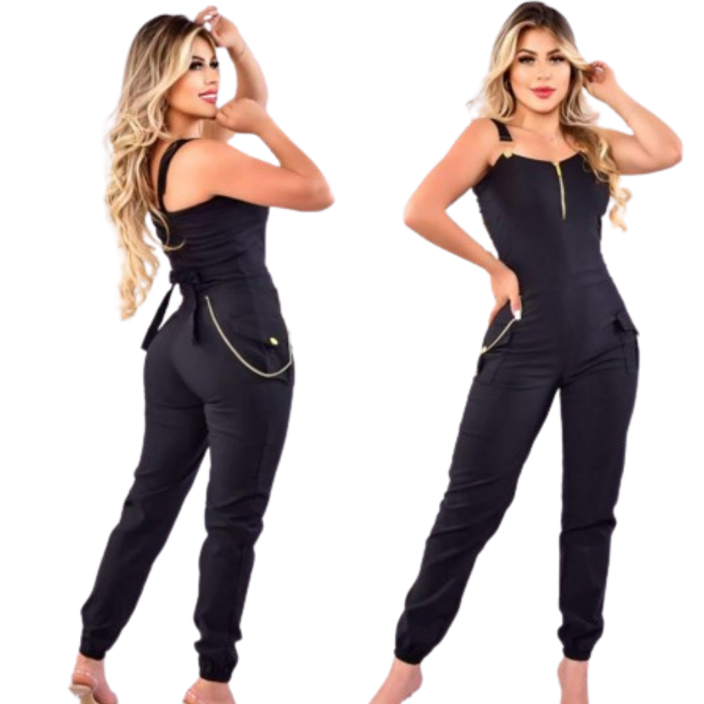 Enterizo Deportivo para mujer color negro
